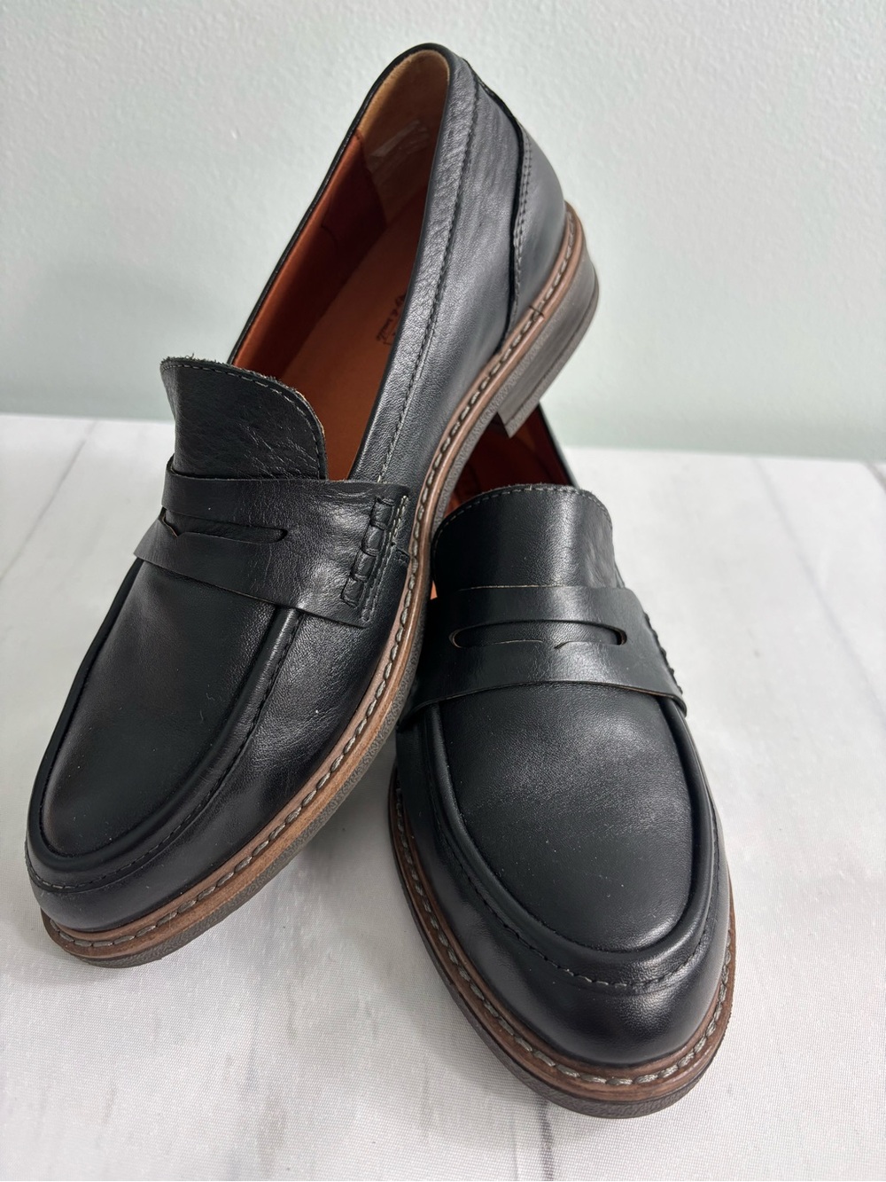 Pikolinos Aldaya Women’s Leather Penny Loafers Handcrafted Finish - Picture 10 of 12